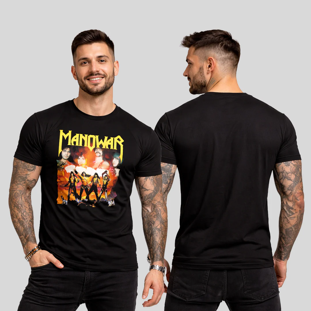 Camiseta Algodon Manowar Fighting The World - Image 2