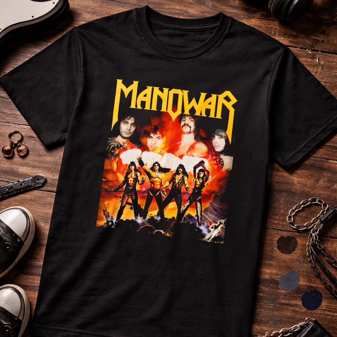 Camiseta Algodon Manowar Fighting The World - Image 3