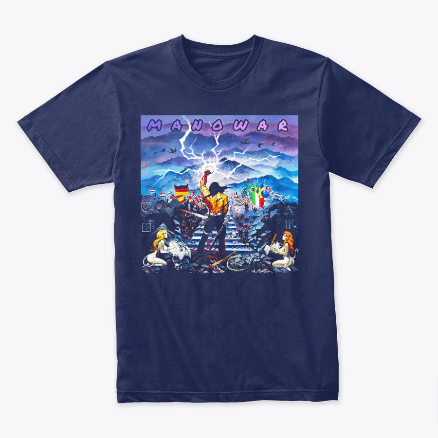 Camiseta Algodon Manowar Poster - Image 2