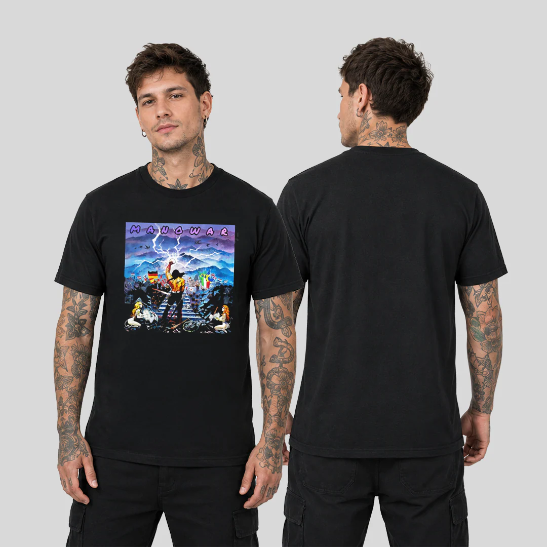 Camiseta Algodon Manowar Poster - Image 3