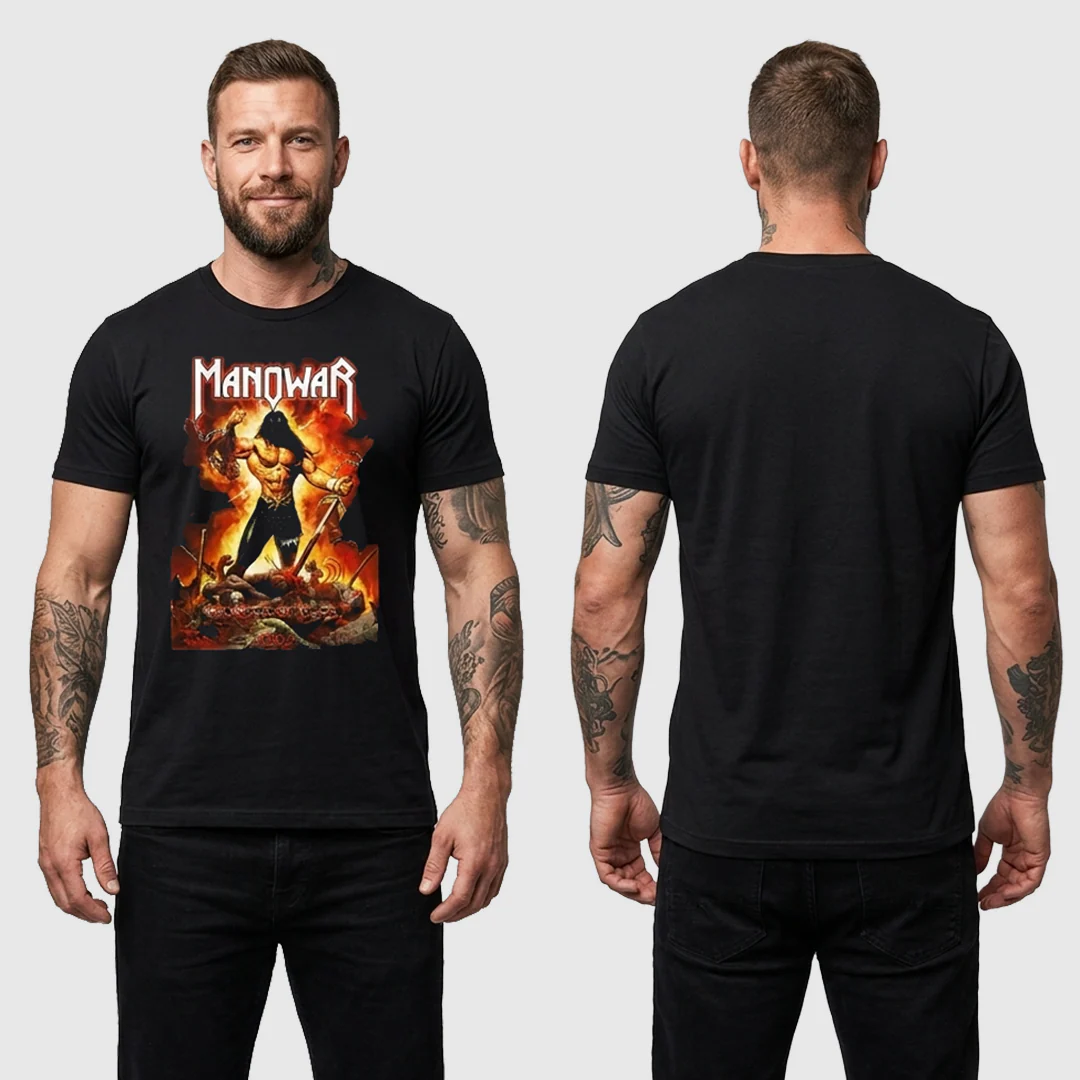 Camiseta Algodon Manowar The Dawn Of Battle - Image 2