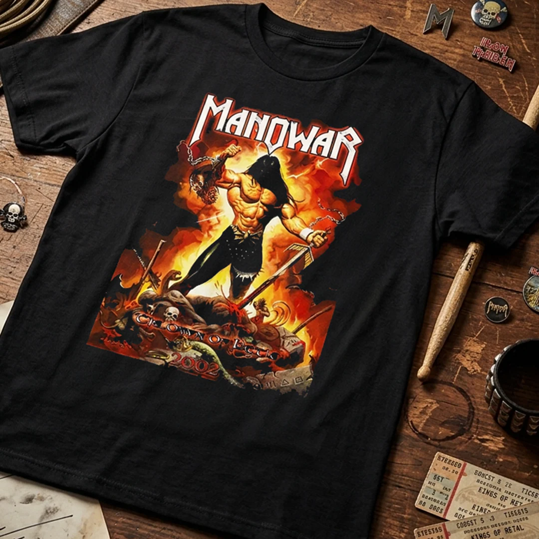 Camiseta Algodon Manowar The Dawn Of Battle - Image 3