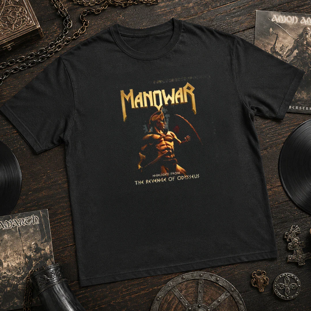 Camiseta Algodon Manowar The Revenge Of Odysseus - Image 3