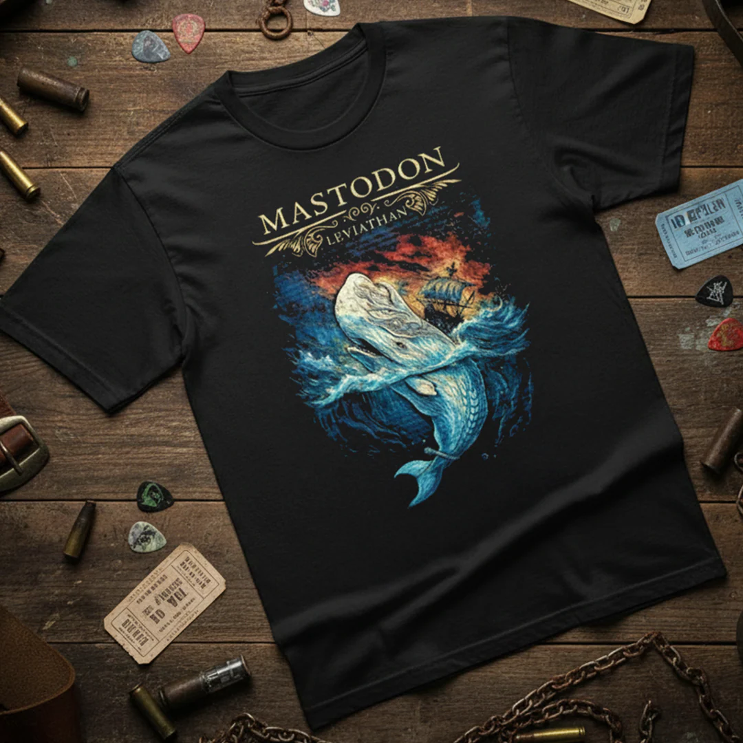 Camiseta Algodon Mastodon Leviathan - Image 3