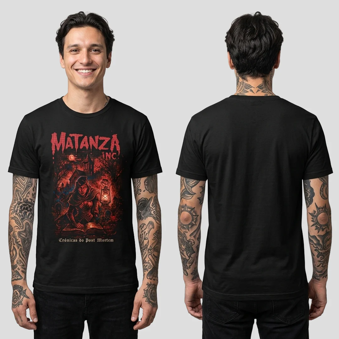 Camiseta Algodon Matanza Inc Cronicas De Post Mortem - Image 2