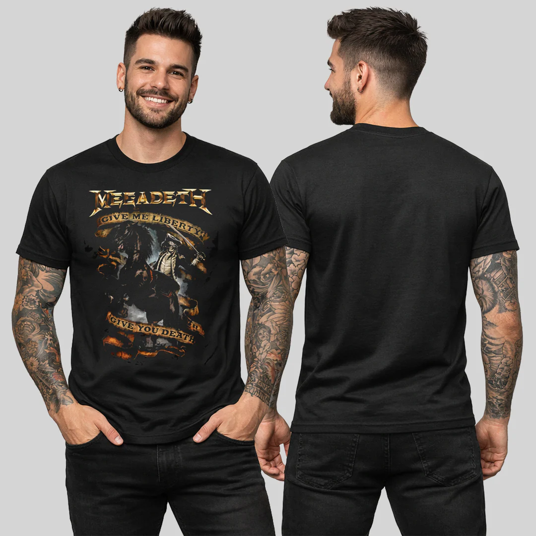 Camiseta Algodon Megadeth Give Me Liberty - Image 2