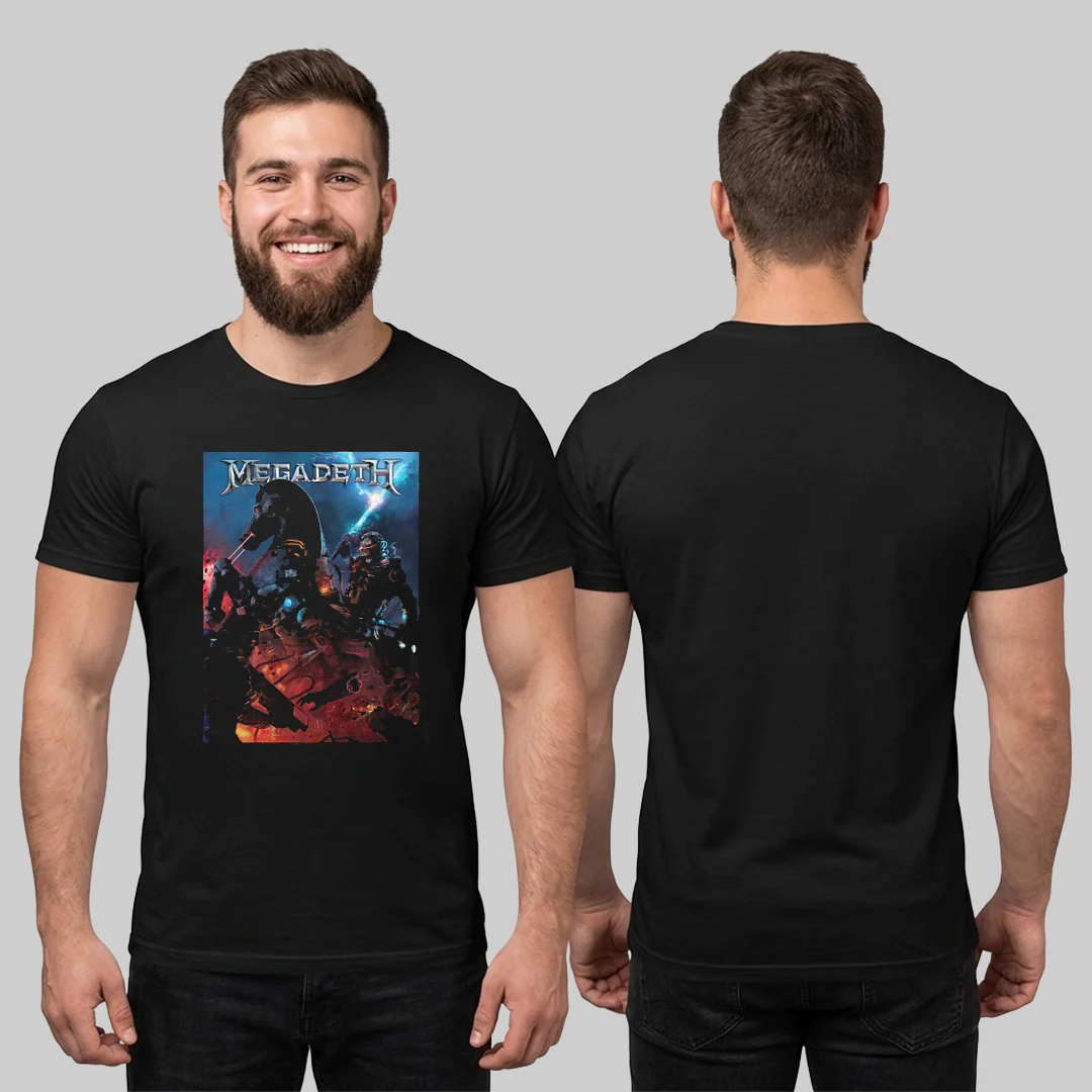 Camiseta Algodon MegaDeth Poster Robot Style - Image 2
