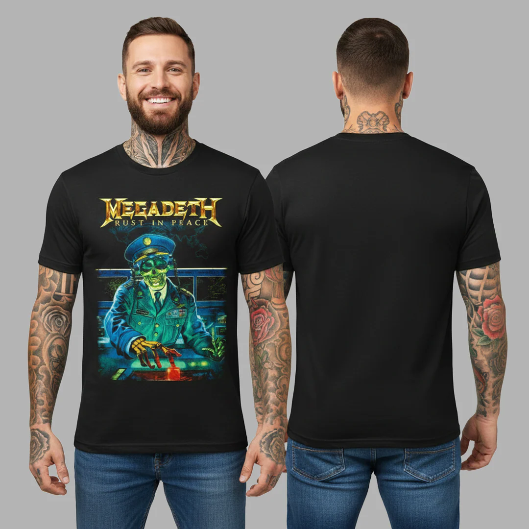 Camiseta Algodon MegaDeth Rust In Peace - Image 2