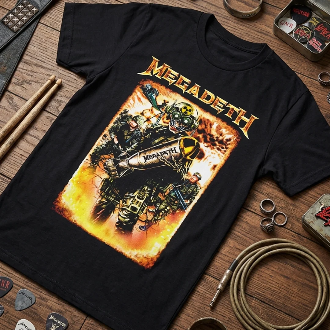 Camiseta Algodon MegaDeth Toxic Poster - Image 3