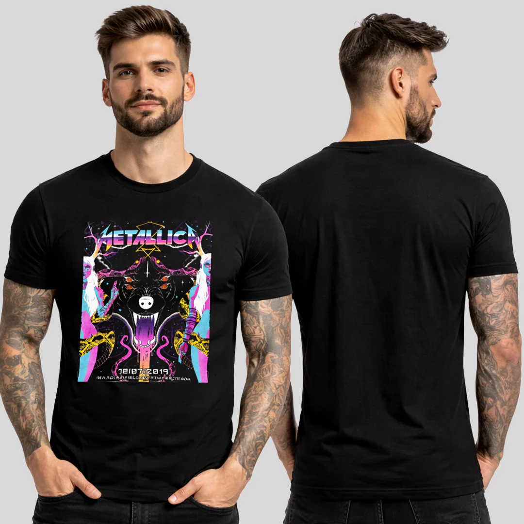 Camiseta Algodon Metallica Airfield Tartu Poster 2019 - Image 2