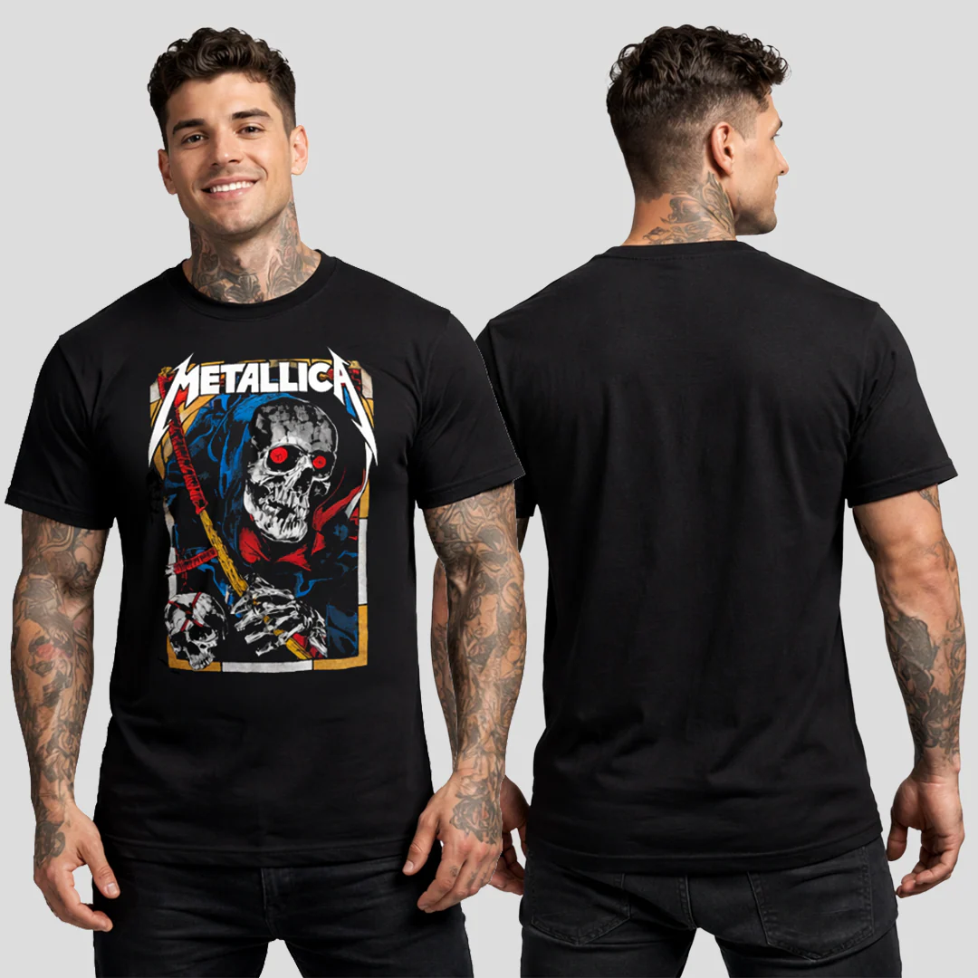 Camiseta Algodon Metallica Death Reaper - Image 2