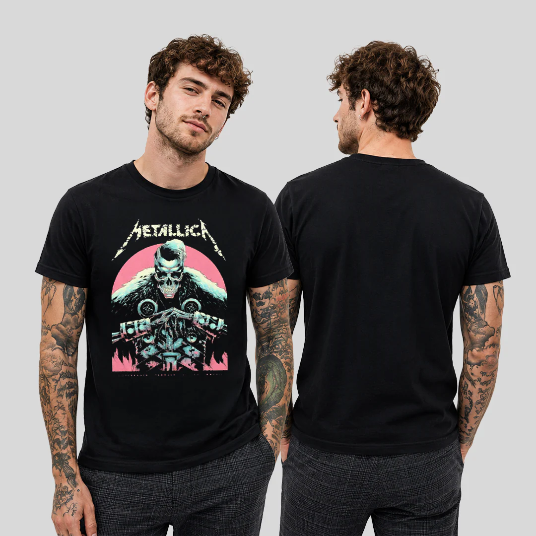 Camiseta Algodon Metallica Denmark Poster - Image 3