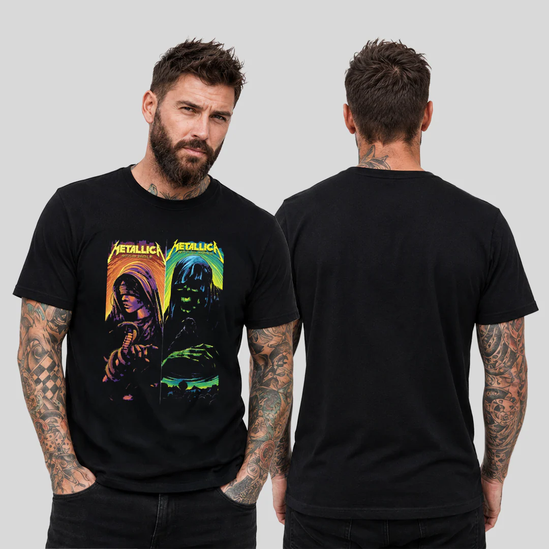 Camiseta Algodon Metallica Duo Poster - Image 2