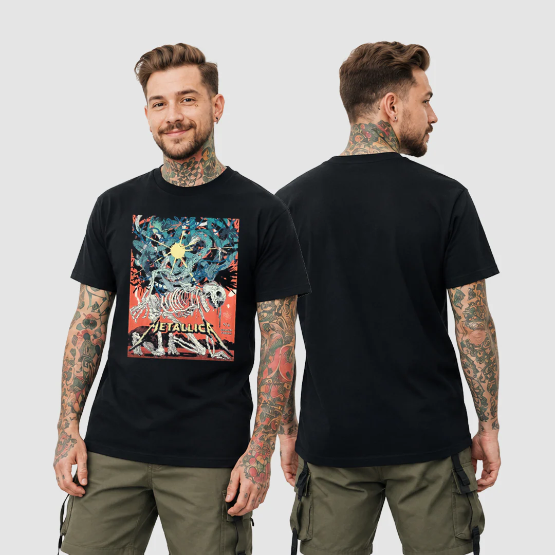 Camiseta Algodon Metallica Grand Forks - Image 3