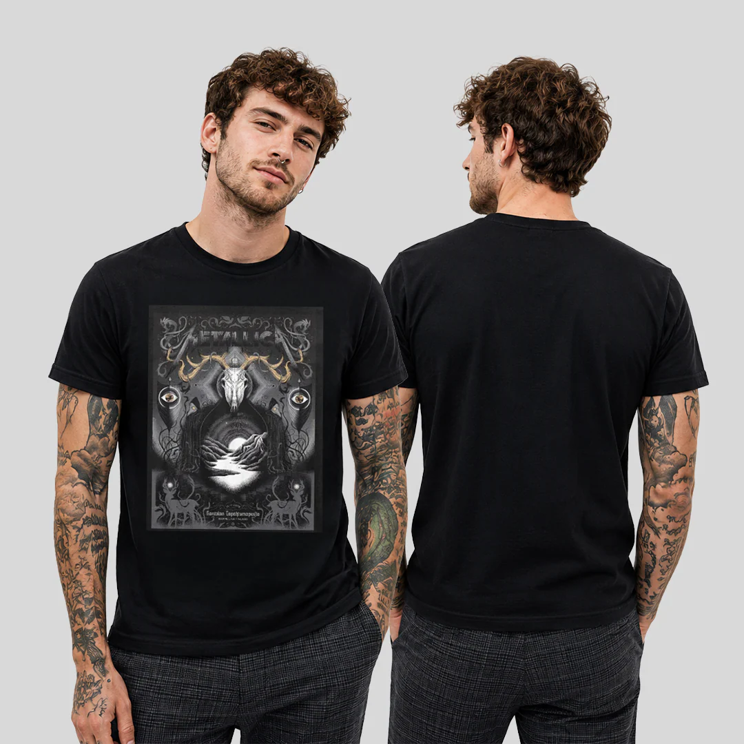 Camiseta Algodon Metallica Hameenlinna Finland Poster - Image 2