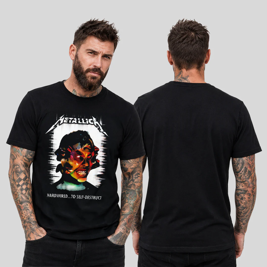 Camiseta Algodon Metallica Hardwired Art - Image 2