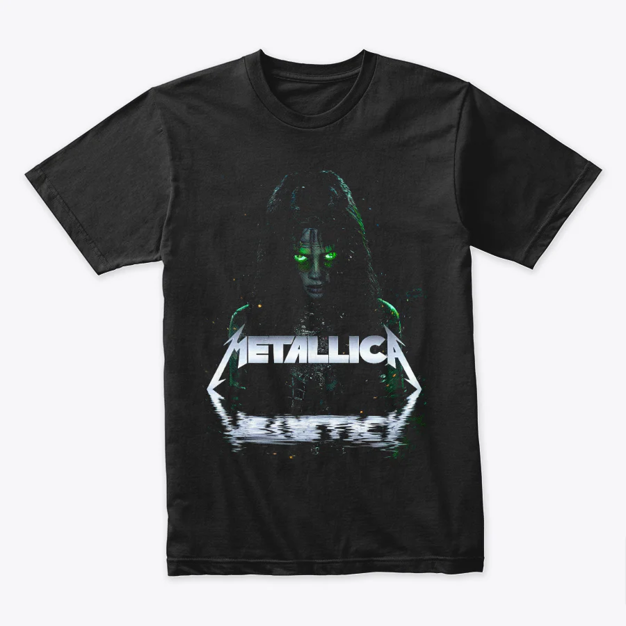 Camiseta Algodon Metallica Horror Poster