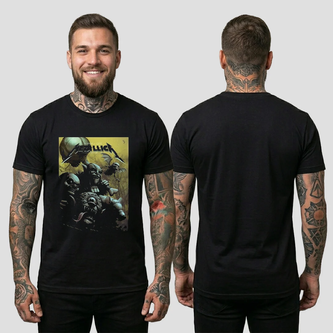 Camiseta Algodon Metallica Kansas City Poster - Image 2