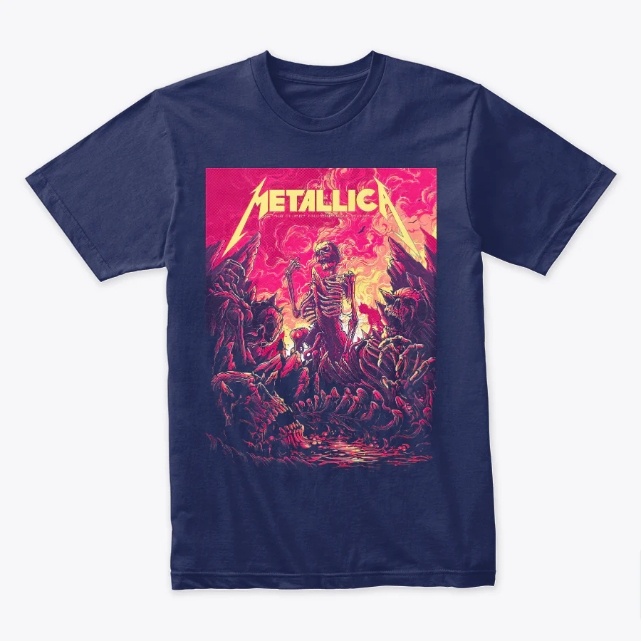 Camiseta Algodon Metallica Landgraaf Pinkpop Poster - Image 2