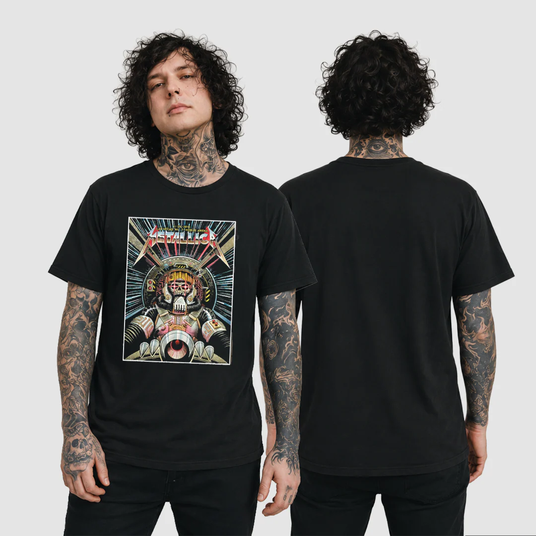 Camiseta Algodon Metallica Las Vegas Poster - Image 2