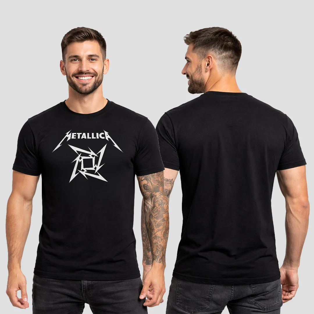 Camiseta Algodón Metallica Logo 2 - Image 3