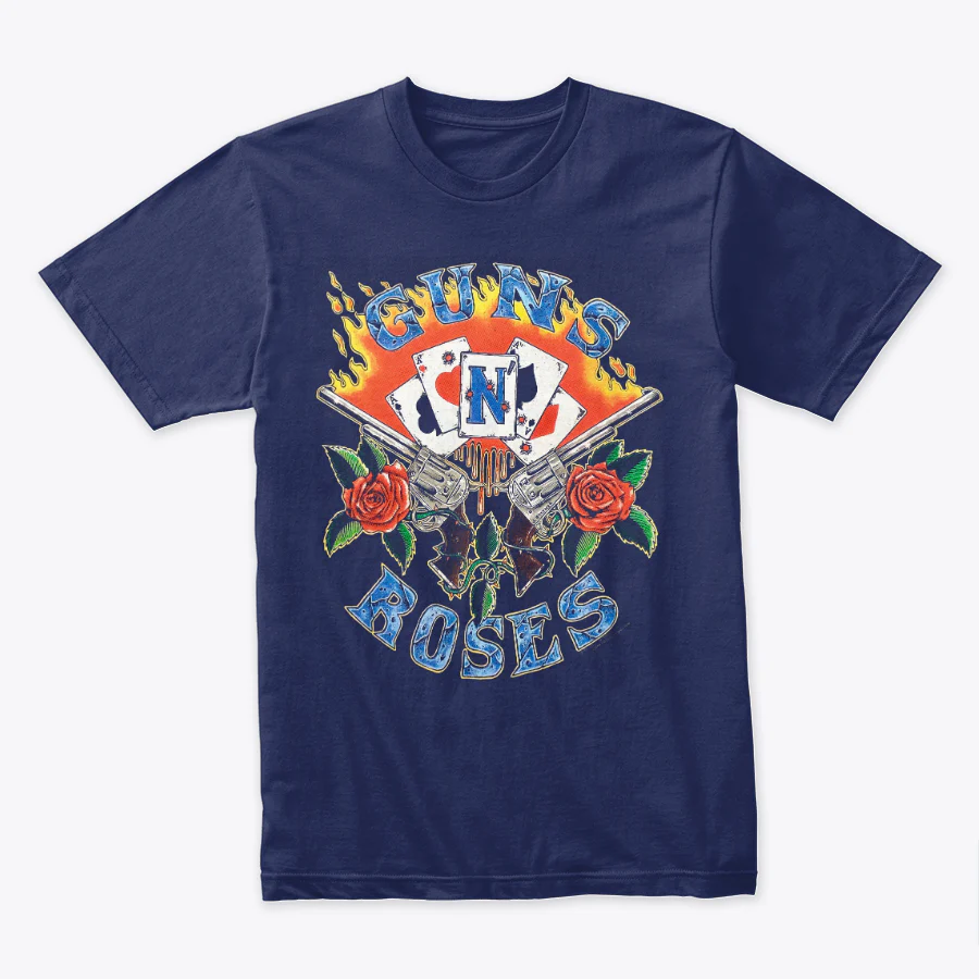 Camiseta Algodon Guns N Roses Logo Card Art - Image 2