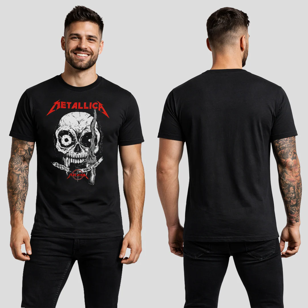 Camiseta Algodon Metallica Malaysia Poster - Image 3