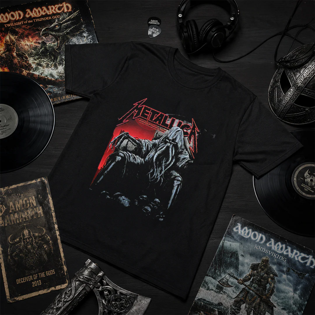 Camiseta Algodon Metallica octupus Texas Poster - Image 3