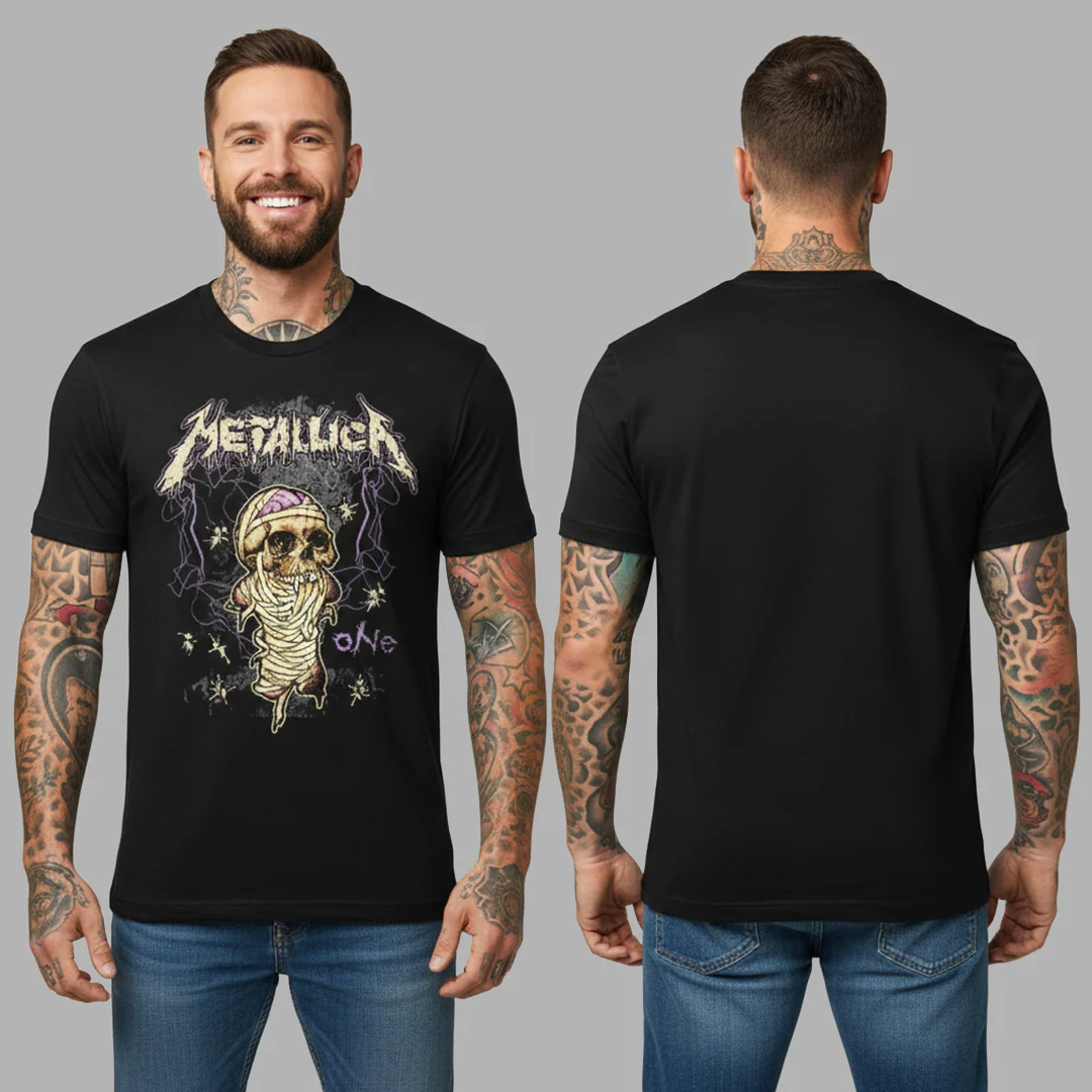 Camiseta Algodon Metallica One Art - Image 3