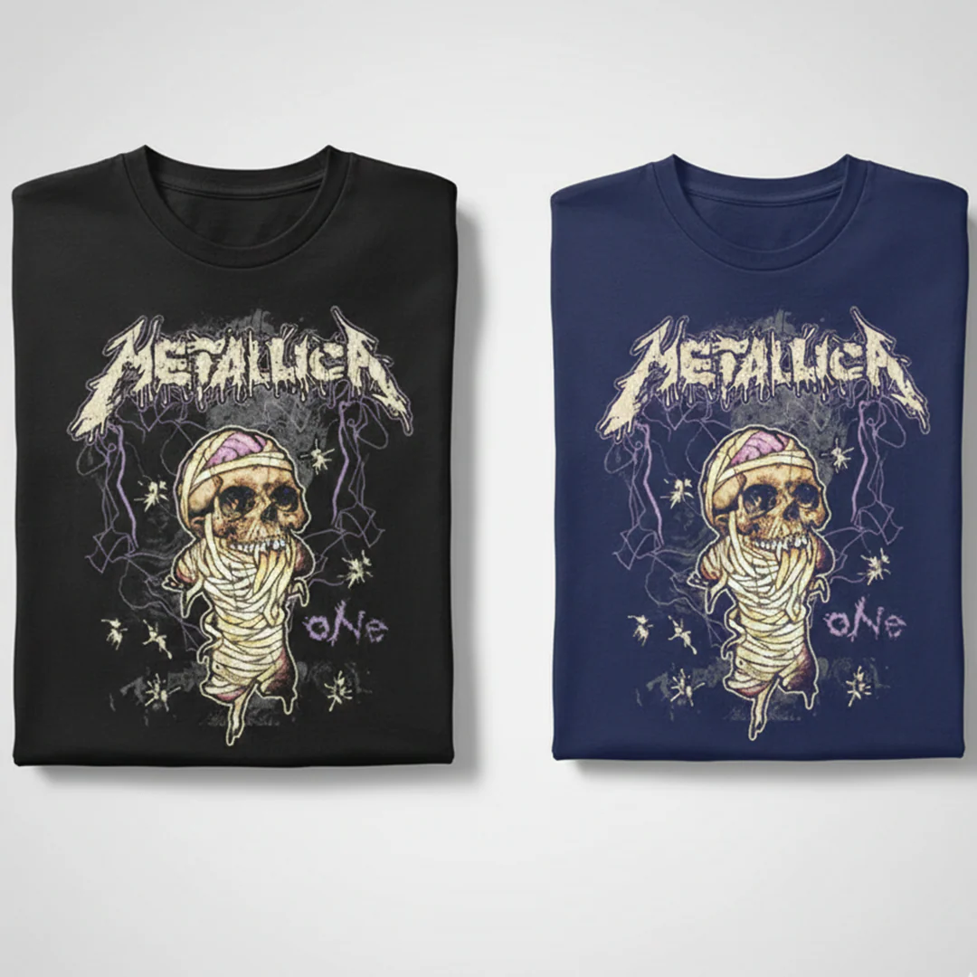 Camiseta Algodon Metallica One Art - Image 4