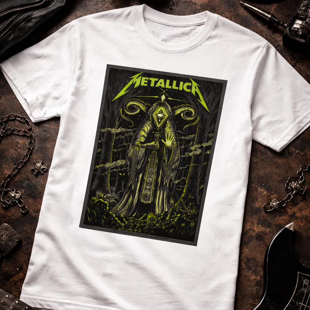 Camiseta Algodon Metallica Poster Barcelona - Image 4