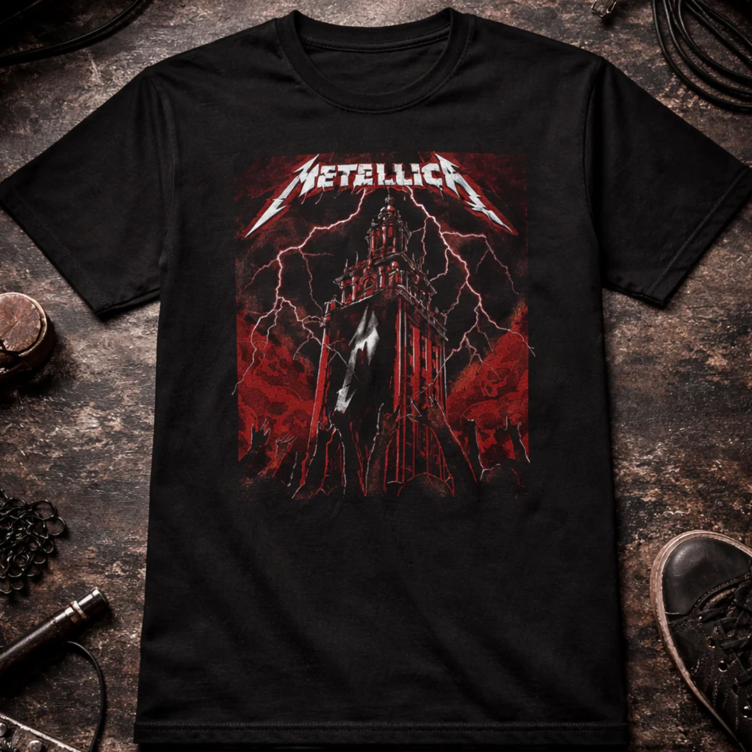 Camiseta Algodon Metallica Poster Style - Image 3