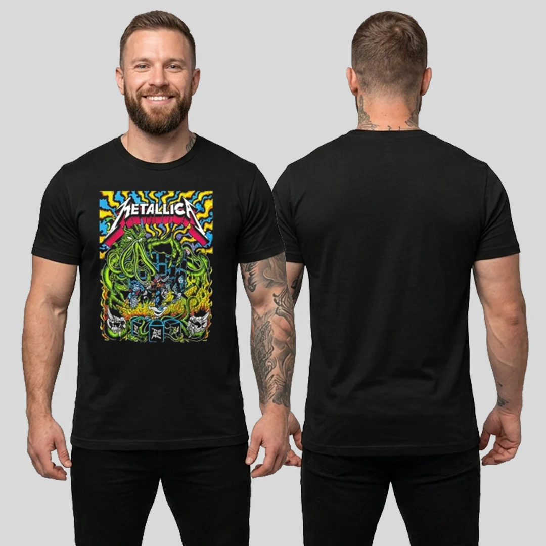 Camiseta Algodon Metallica Poster Unico Colors - Image 2