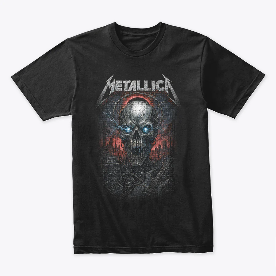 Camiseta Algodon Metallica Skull