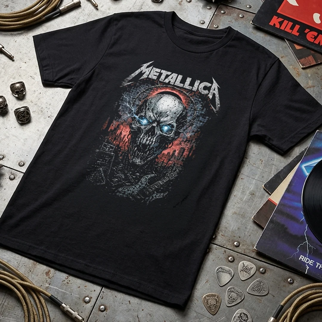 Camiseta Algodon Metallica Skull - Image 3