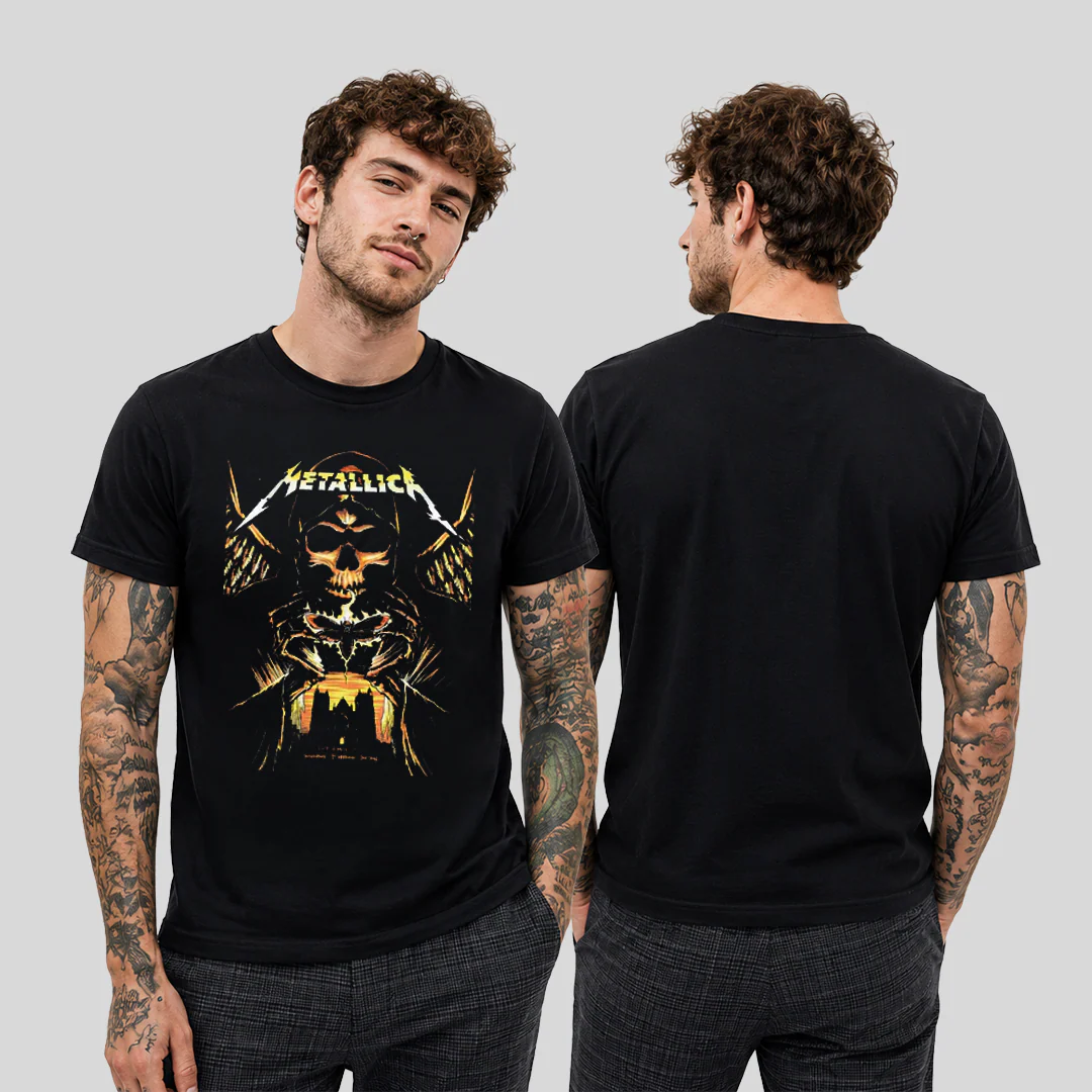 Camiseta Algodon Metallica Skull Poster 2019 - Image 2