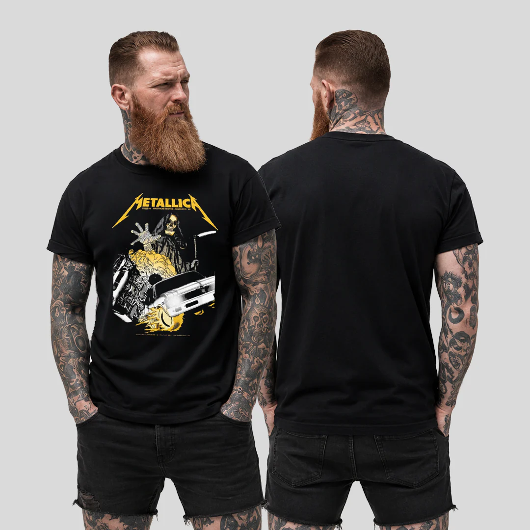 Camiseta Algodon Metallica Spectrum Center Poster - Image 2