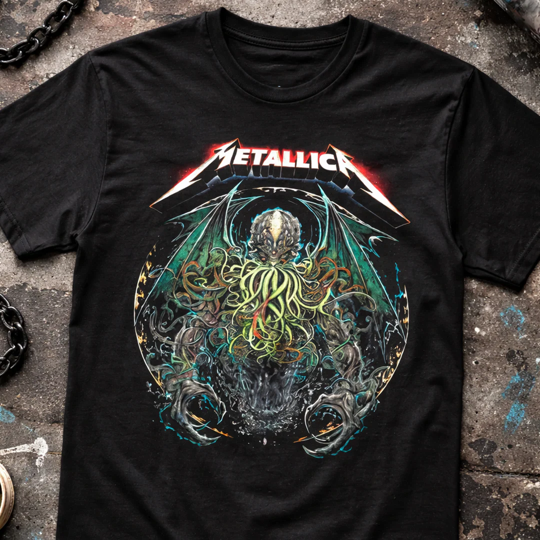 Camiseta Algodon Metallica The Call Of Ktulu - Image 3