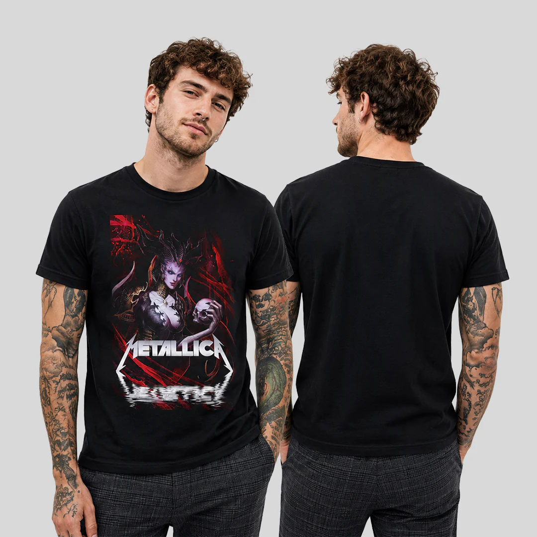 Camiseta Algodon Metallica Women Demon - Image 2