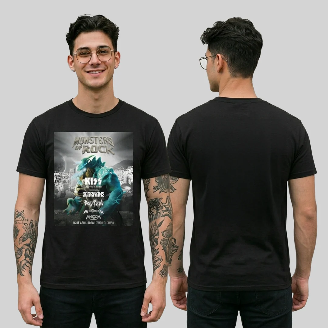 Camiseta Algodon Monsters Of Rock Poster Bogota 2023 - Image 2