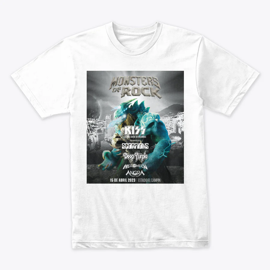 Camiseta Algodon Monsters Of Rock Poster Bogota 2023 - Image 3