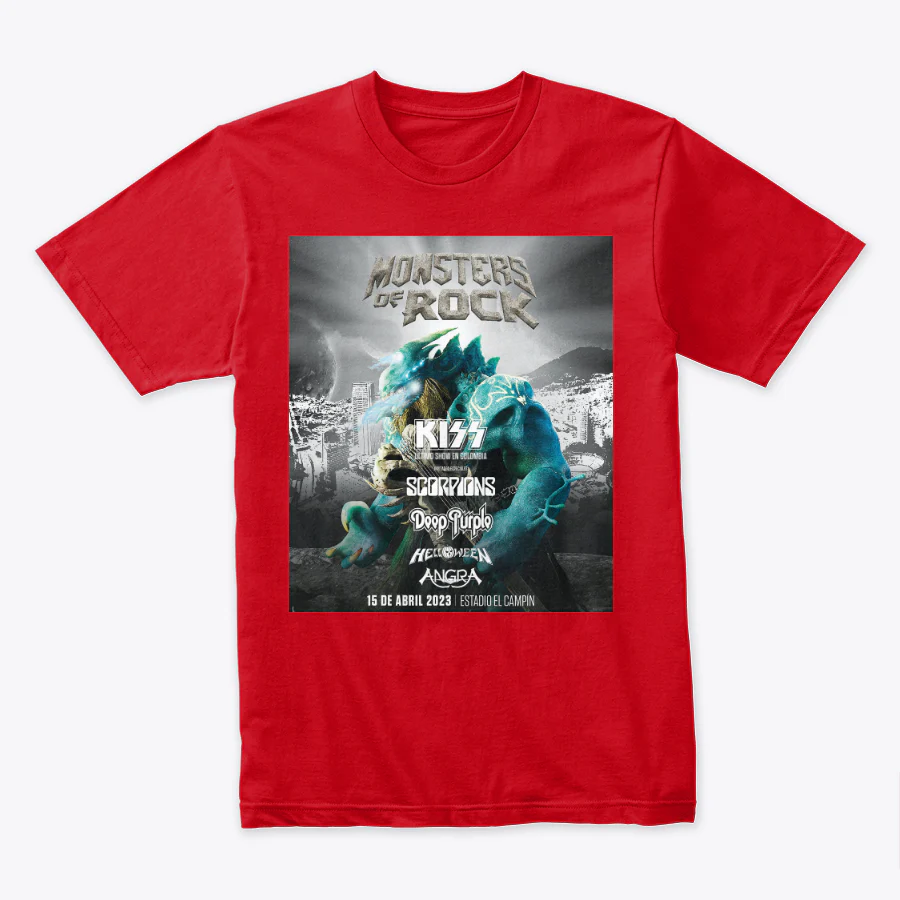 Camiseta Algodon Monsters Of Rock Poster Bogota 2023 - Image 4