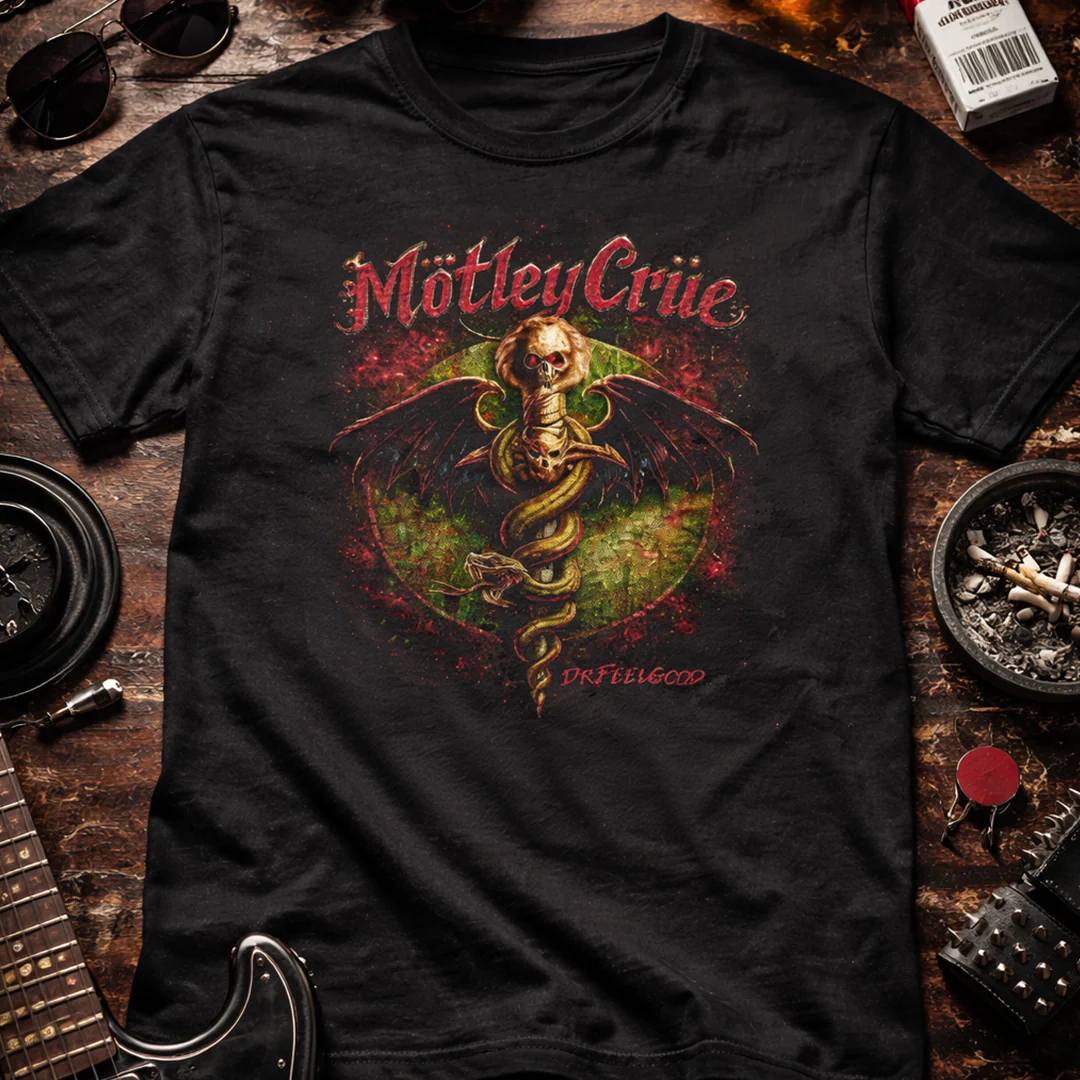 Camiseta Algodon Motley Crue Dr. FeelGood 2 - Image 3