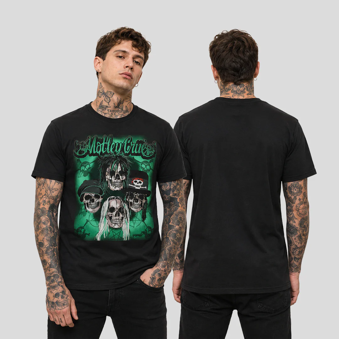 Camiseta Algodon Motley Crue Skull Style - Image 3
