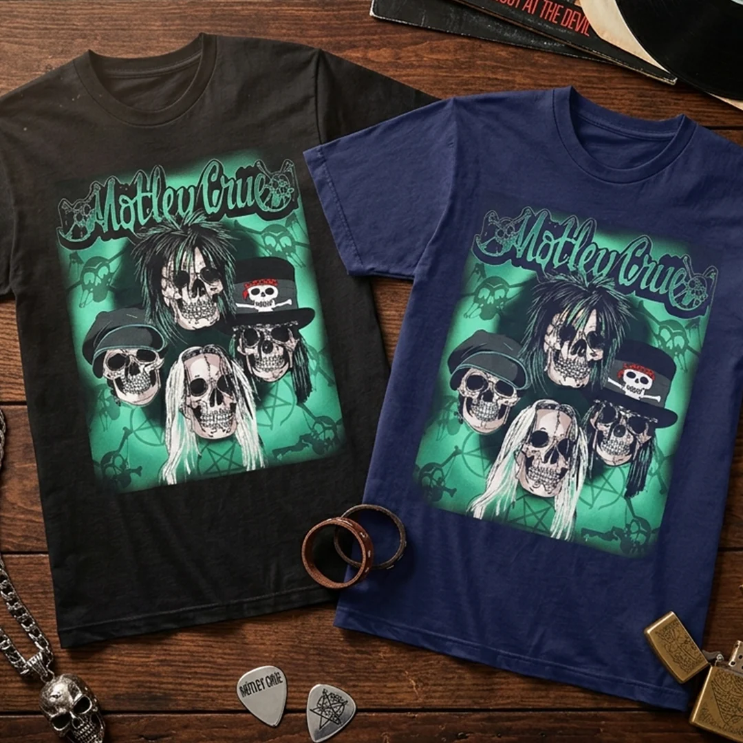 Camiseta Algodon Motley Crue Skull Style - Image 4