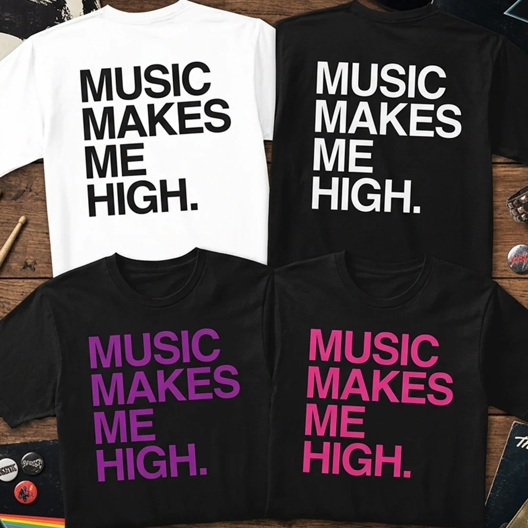 Camiseta Algodon Music Makes Art - Image 6