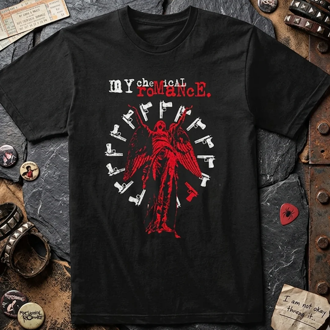 Camiseta Algodón My Chemical Romance Flyer Guns - Image 3