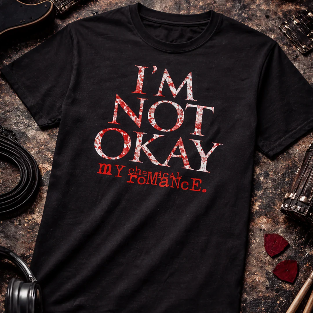 Camiseta Algodón My Chemical Romance Im Not Okay - Image 3