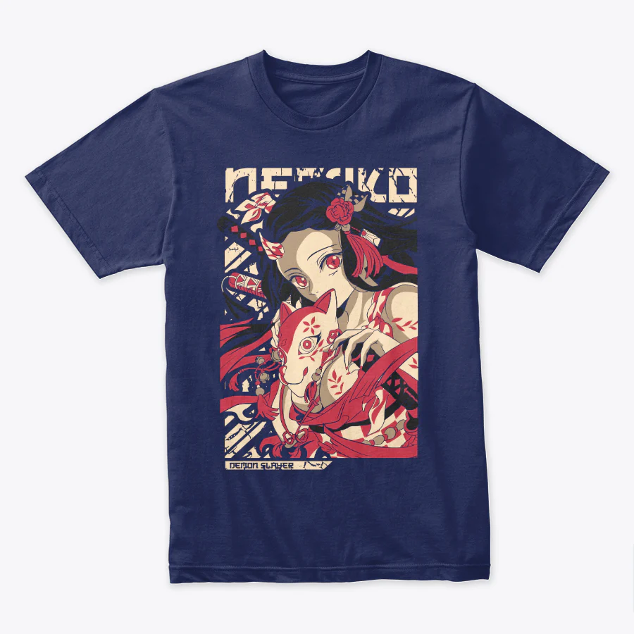 Camiseta Algodon Nezuko Kamado Demon Slayer Art - Image 3