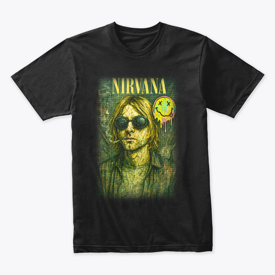 Camiseta Algodon Nirvana Kurt Cobain 3